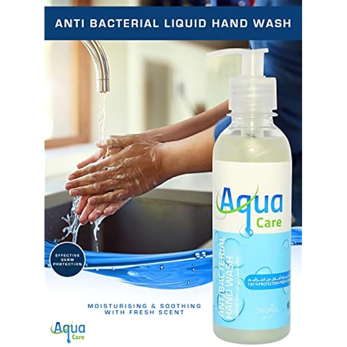 Aqua Care ANTIBACTERIAL HAND WASH 240ML ORIGINAL - Image 2